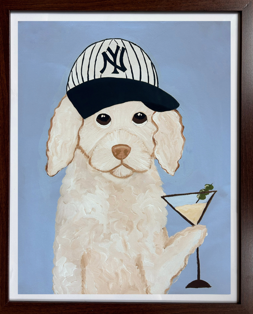 Martini Pup Print