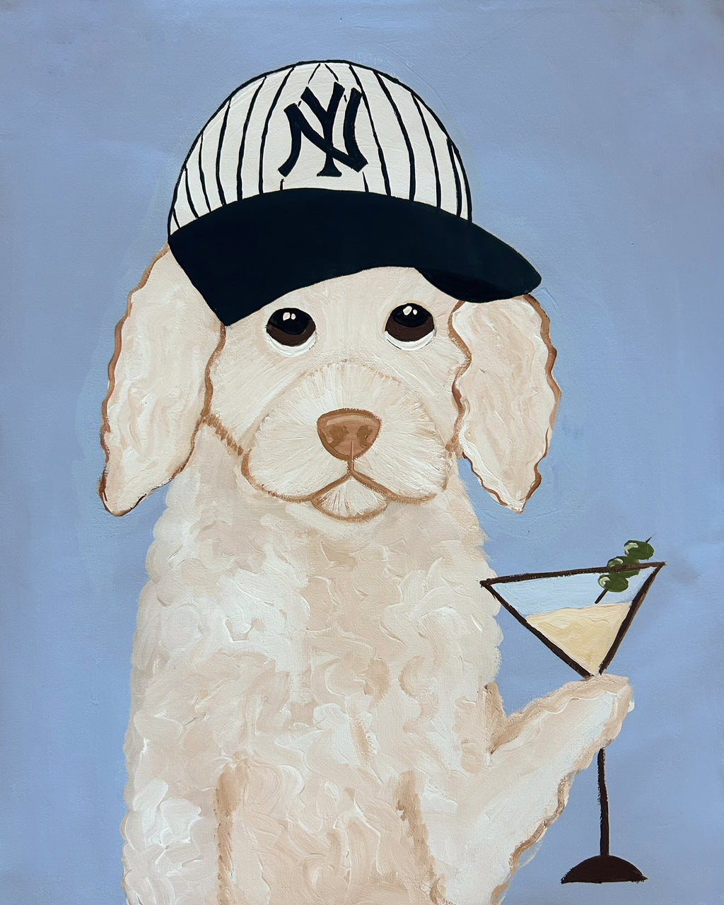 Martini Pup Print
